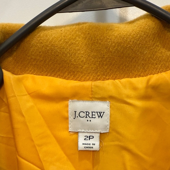 J. Crew Mustard Yellow  Coat - Picture 2 of 5